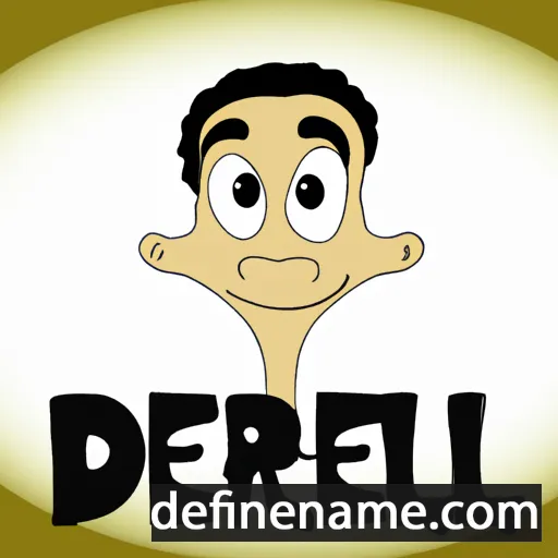 cartoon of the name Derell