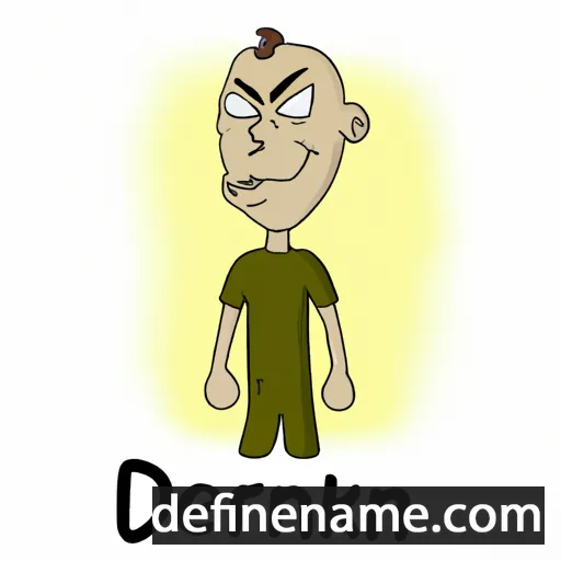 cartoon of the name Derenik