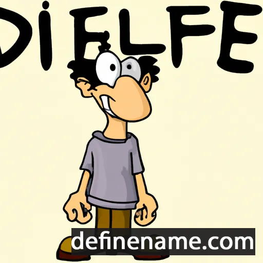 cartoon of the name Derfel