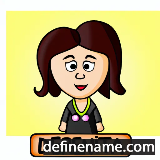 cartoon of the name Derfina