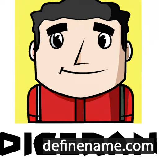 cartoon of the name Derian