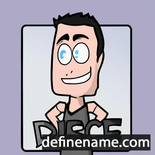 cartoon of the name Deric