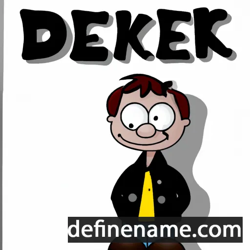 cartoon of the name Derkje