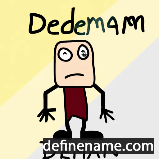 cartoon of the name Derman