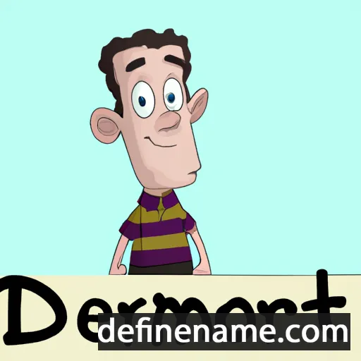 cartoon of the name Dermott