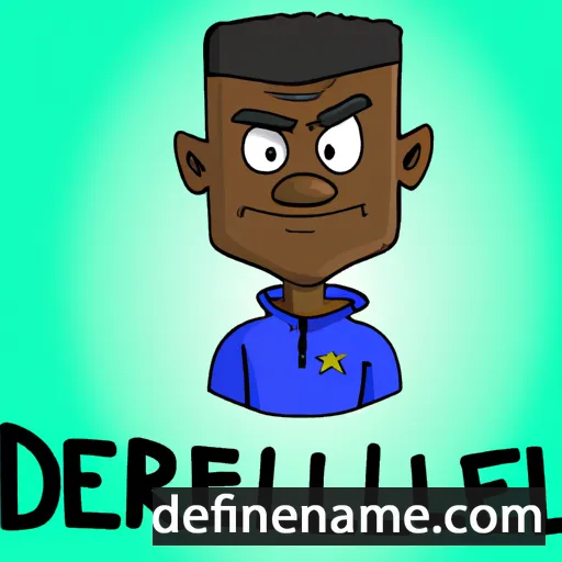 cartoon of the name Dernell