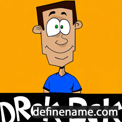 cartoon of the name Derreck