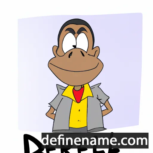 cartoon of the name Derrell