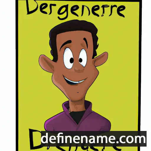 cartoon of the name Derrence