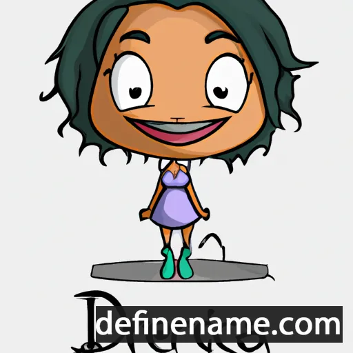 cartoon of the name Derrica