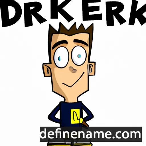 cartoon of the name Derrik