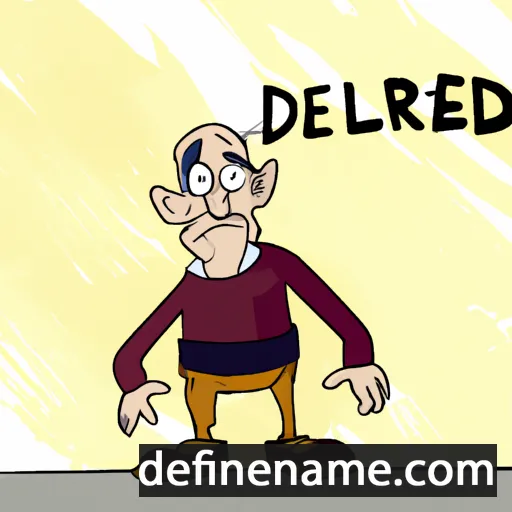 cartoon of the name Derrold