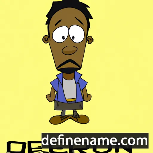 Derron cartoon