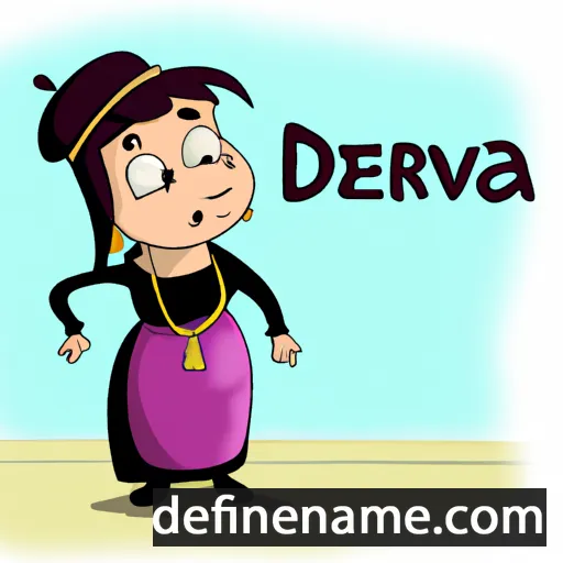 cartoon of the name Derviša