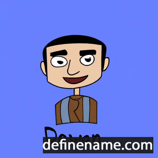 cartoon of the name Derwan