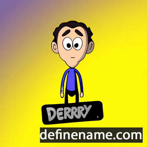 cartoon of the name Deryl