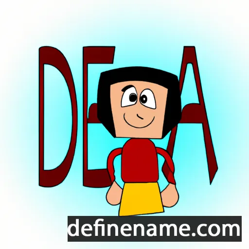 cartoon of the name Desa