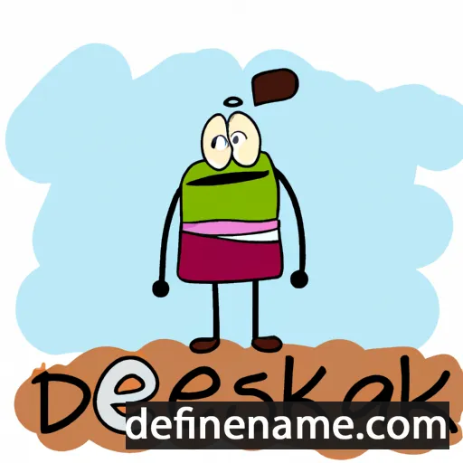 Desak cartoon