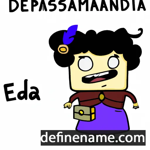 cartoon of the name Desamparada