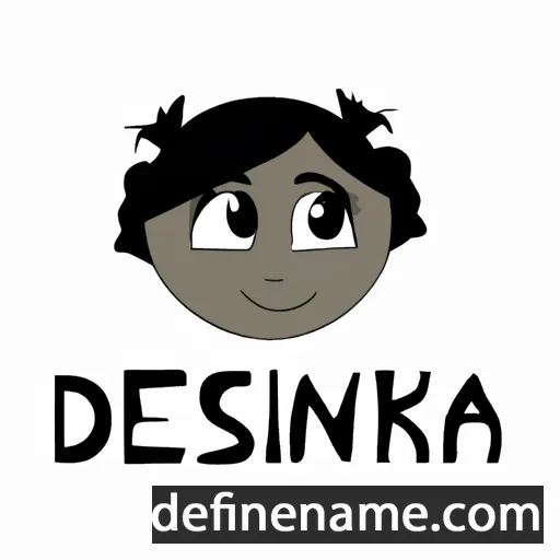 cartoon of the name Desanka