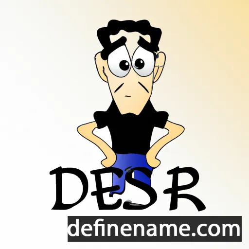 cartoon of the name Desar