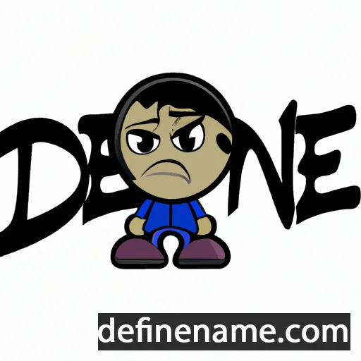 cartoon of the name Deseine