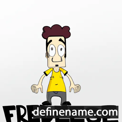 cartoon of the name Desfred