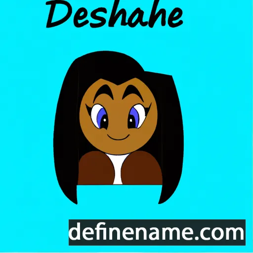 Deshanae cartoon