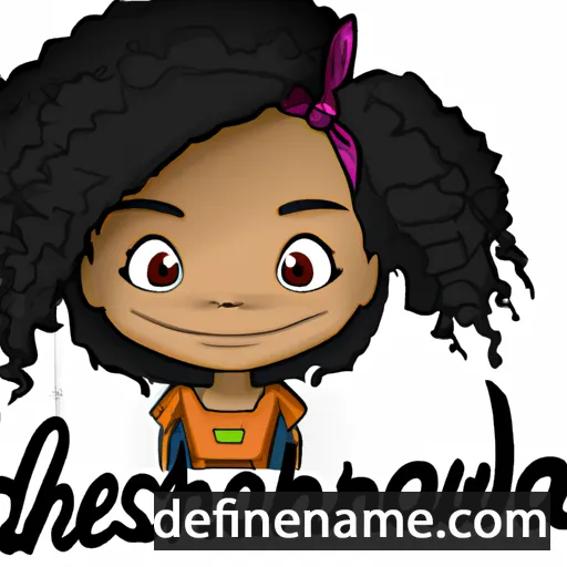 cartoon of the name Deshawndra