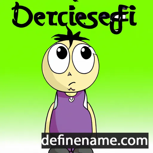 cartoon of the name Desideriu