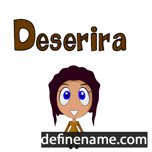 cartoon of the name Desierra