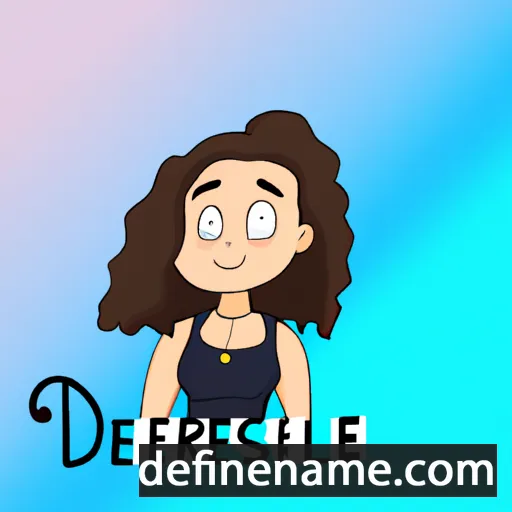 cartoon of the name Desirée