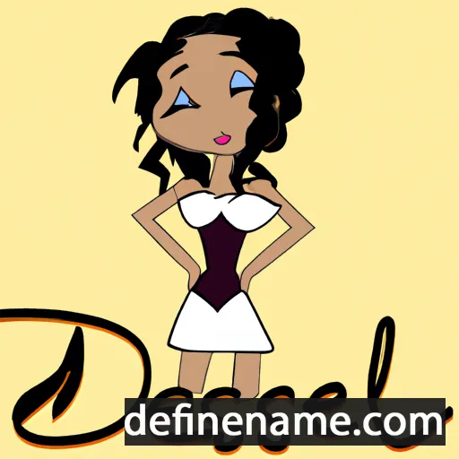 cartoon of the name Desirèe