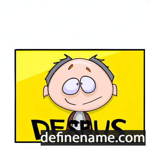 cartoon of the name Desirus