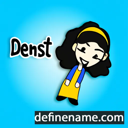 cartoon of the name Desiyanti