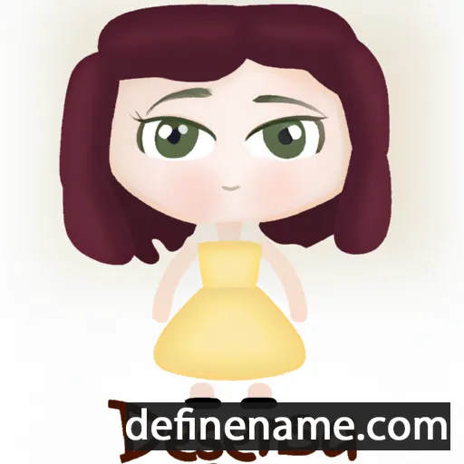 cartoon of the name Desmia