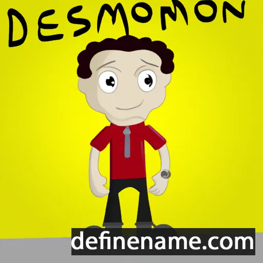 cartoon of the name Desmone'