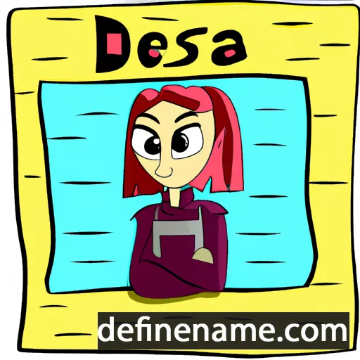 cartoon of the name Desna