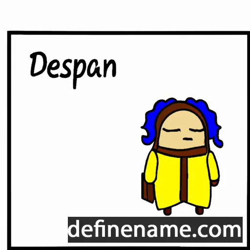 cartoon of the name Despena