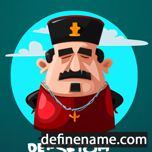 cartoon of the name Despot