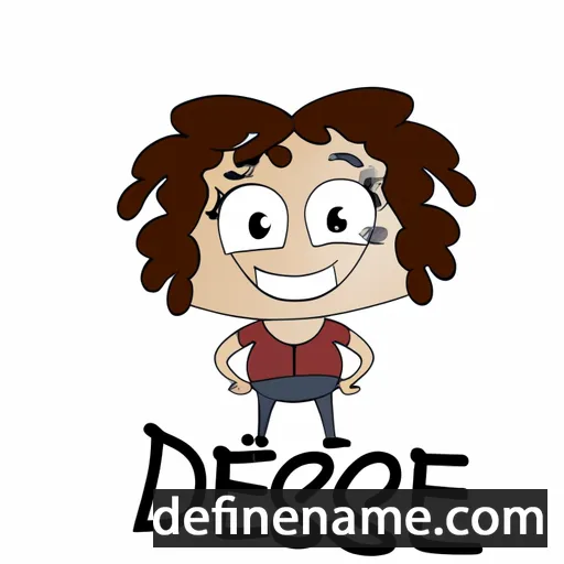 cartoon of the name Dessie