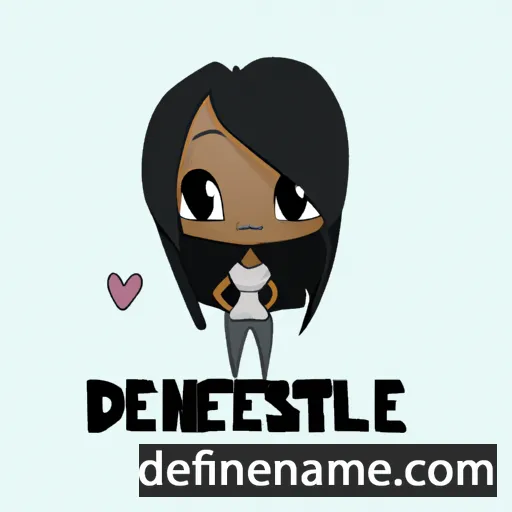 cartoon of the name Destinée