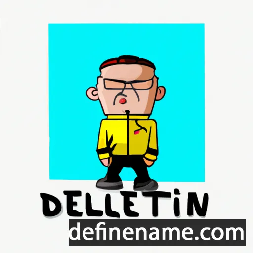 cartoon of the name Detelin