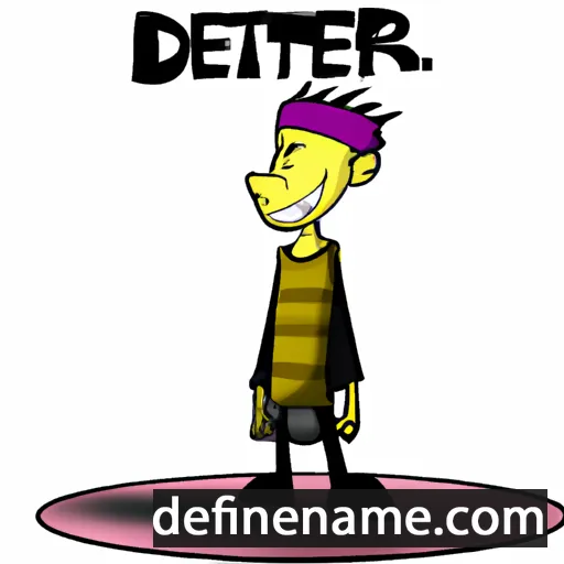 cartoon of the name Detert