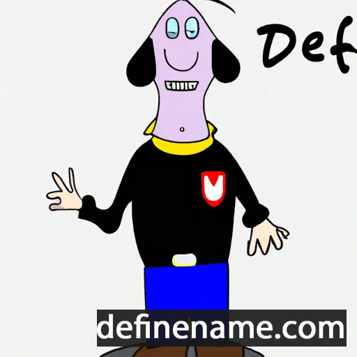 cartoon of the name Detlof