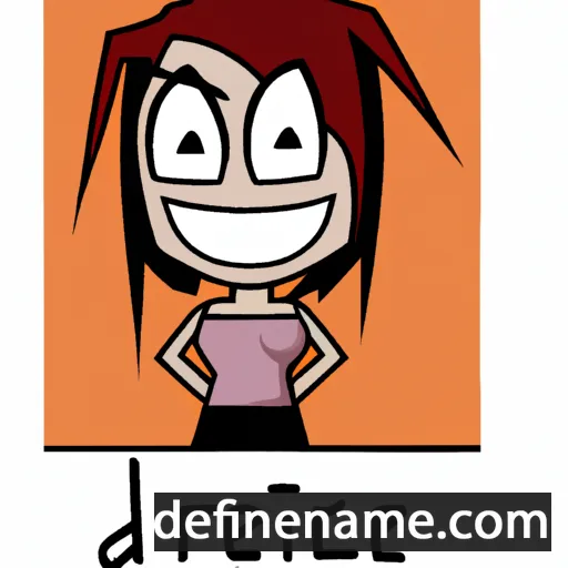 cartoon of the name Detrice