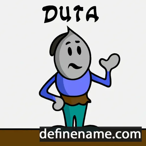 cartoon of the name Deudata