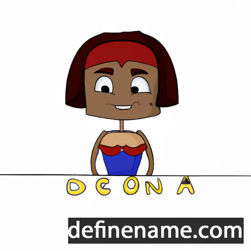 cartoon of the name Deuona