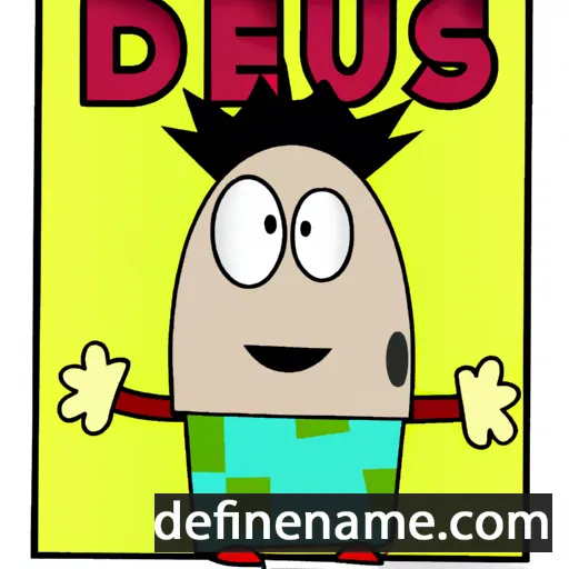 Deus cartoon