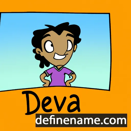 cartoon of the name Deva